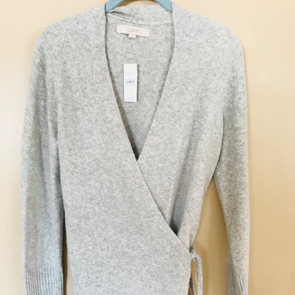 Wrap sweater